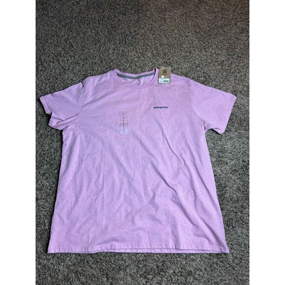Patagonia Men's Fitz Roy Icon Responsibili-Tee T-Shirt (Milkweed Mauve) XLarge - Picture 1 of 8